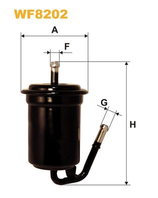 WIX FILTERS Degvielas filtrs WF8202